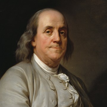 Portrait of Benjamin Franklin by Joseph Duplessis
